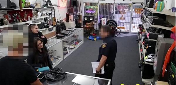  Slut Caught Stealing Sucks & Fucks Shop Owner